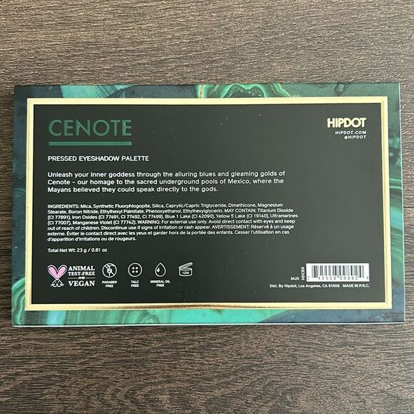 HIPDOT - Cenote - Pressed Eyeshadow Palette - New! - Picture 4 of 5